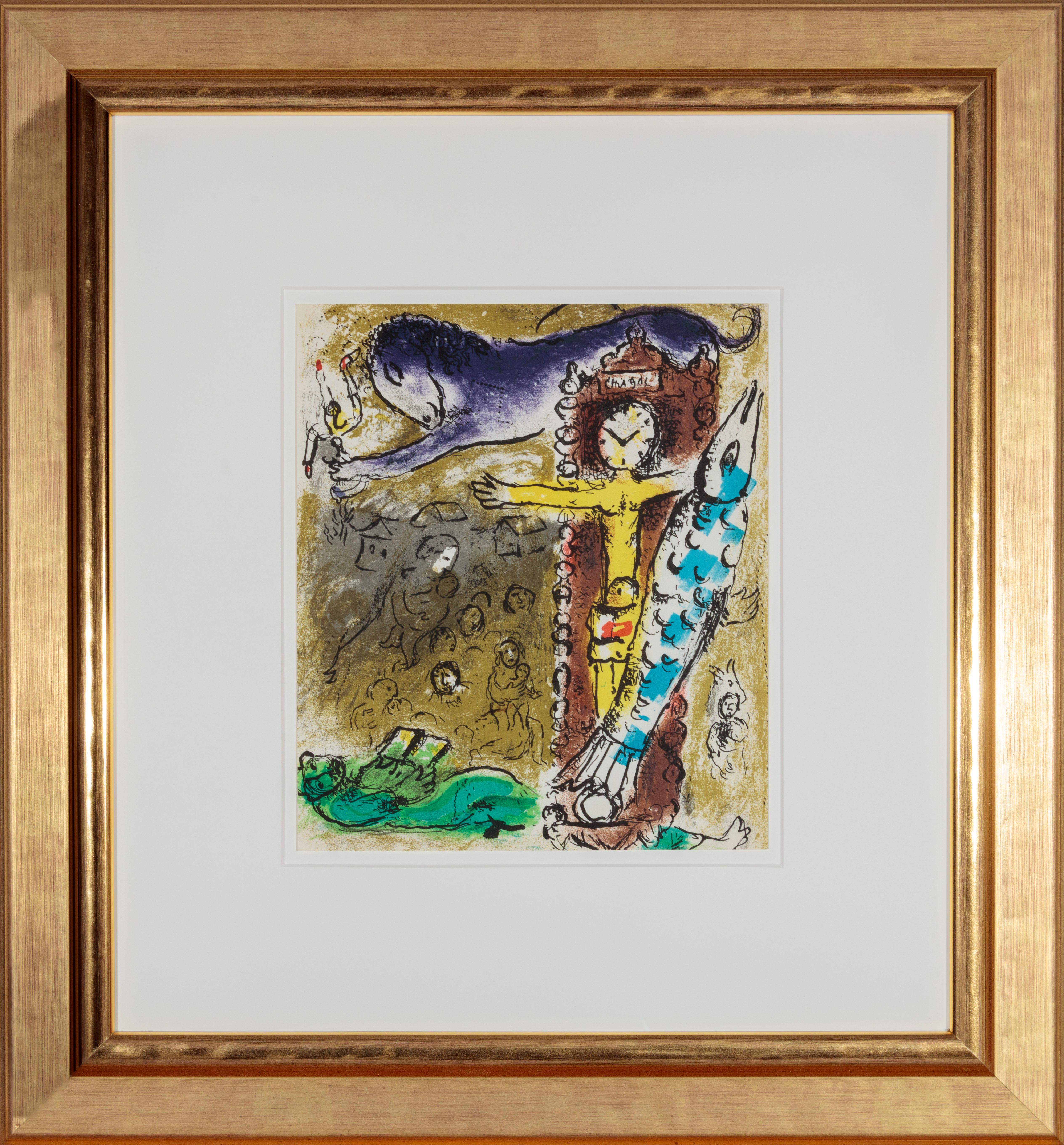 Le Christ à l'Horloge (Christ in the Clock) - Print by Marc Chagall