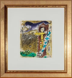 Le Christ à l'Horloge Lithograph, Framed, Figurative, 1950s, No. 196