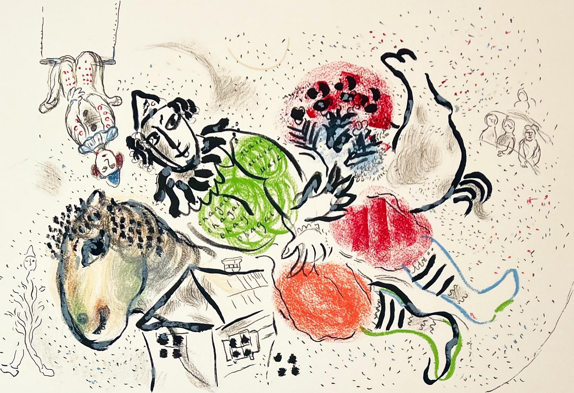 Marc Chagall Figurative Print - Le Cirque ambulant