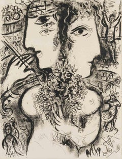 Le Cirque - Etching by Marc Chagall - 1967