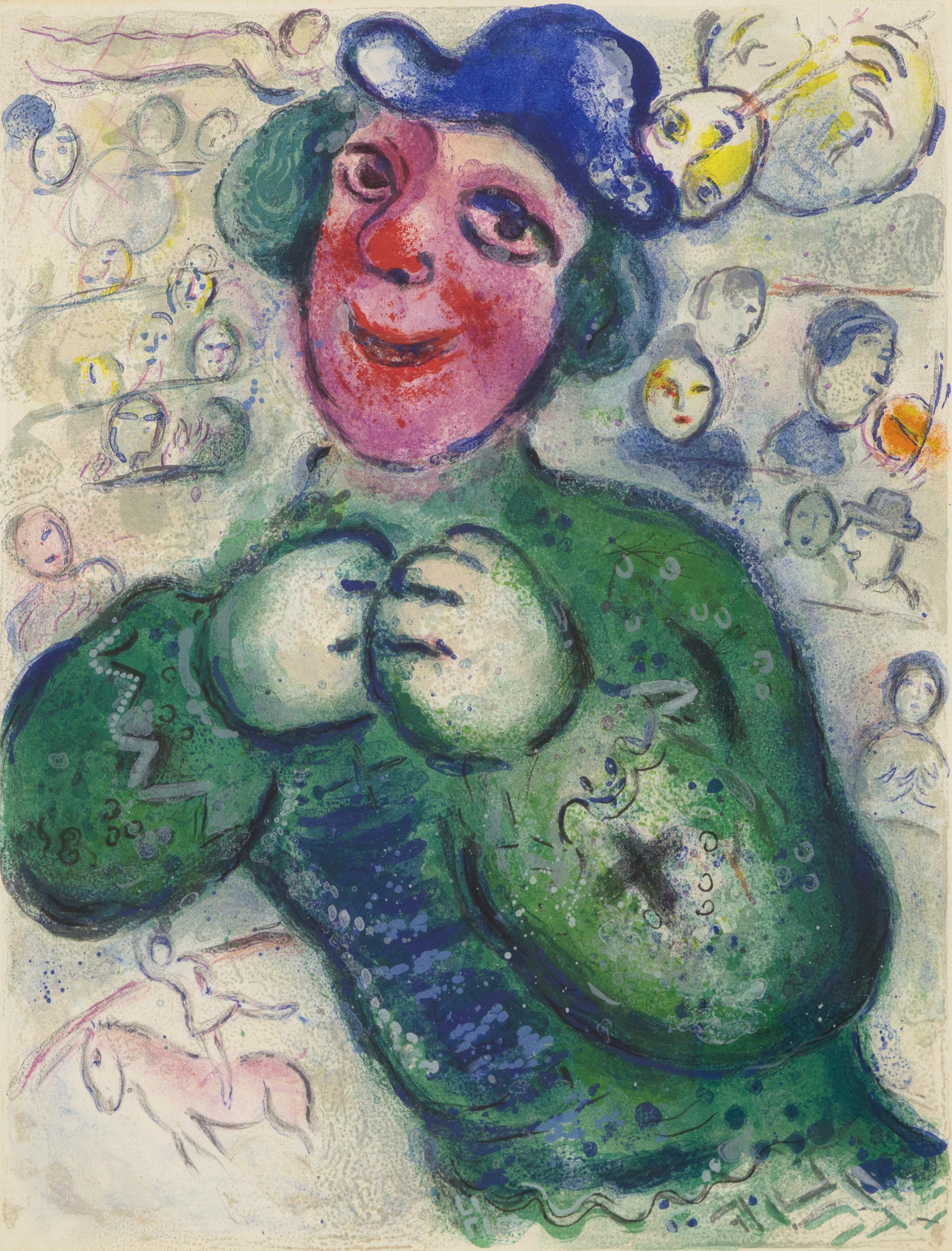 Marc Chagall Figurative Print - Untitled, from The Circus