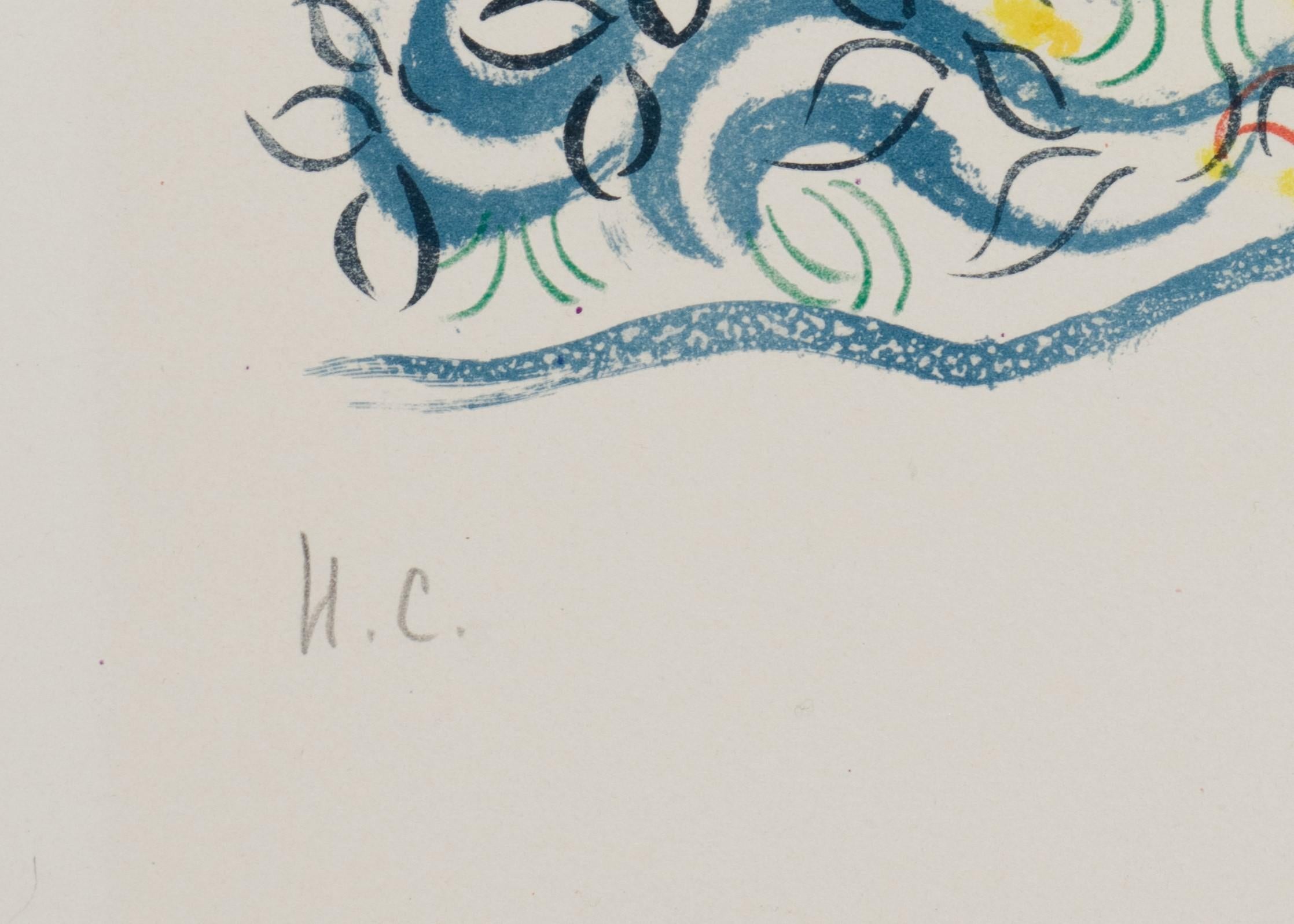 Le Cirque (M.527), 1967 - Gray Figurative Print by Marc Chagall