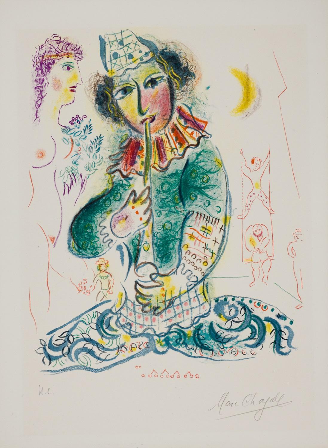 Marc Chagall Figurative Print - Le Cirque (M.527), 1967