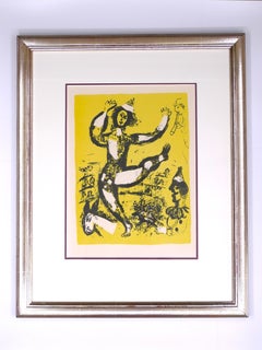 Le Cirque - Original Lithograph by Marc Chagall - 1960