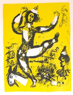 Le Cirque - Original Lithograph by Marc Chagall - 1960