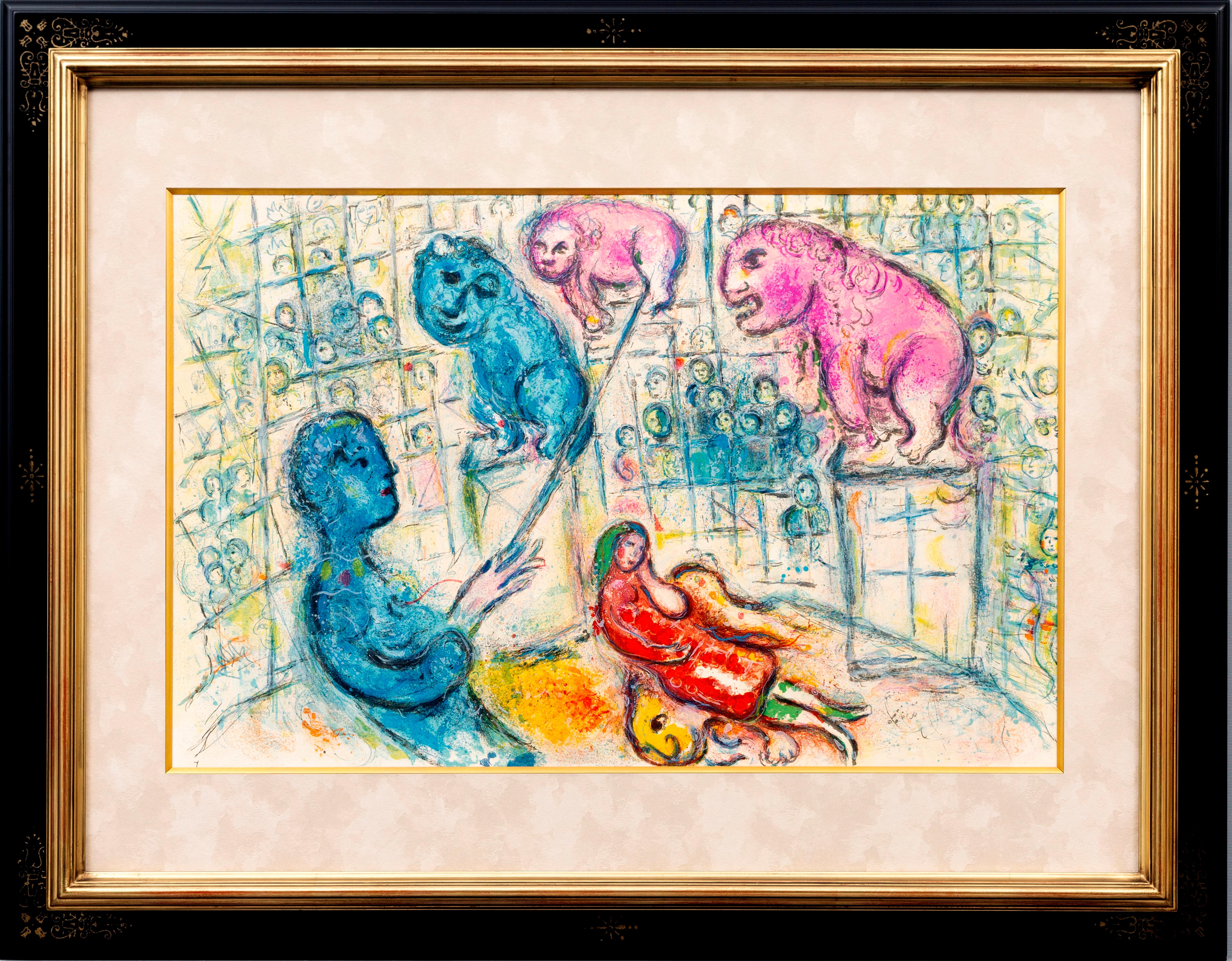 Le cirque pl.17 - Print by Marc Chagall
