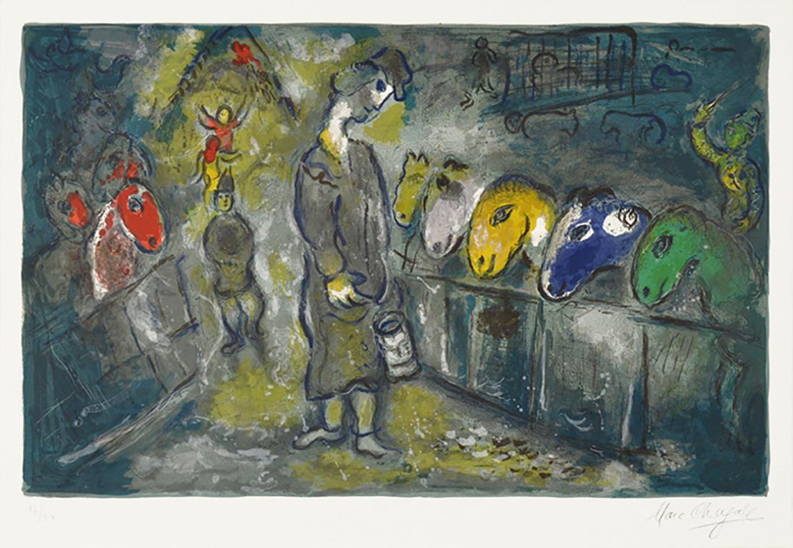 Marc Chagall Figurative Print - Le Cirque (The Circus) from the Circus