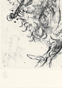 Le Clown Acrobate - Etching & Aquatint by Marc Chagall - 1967