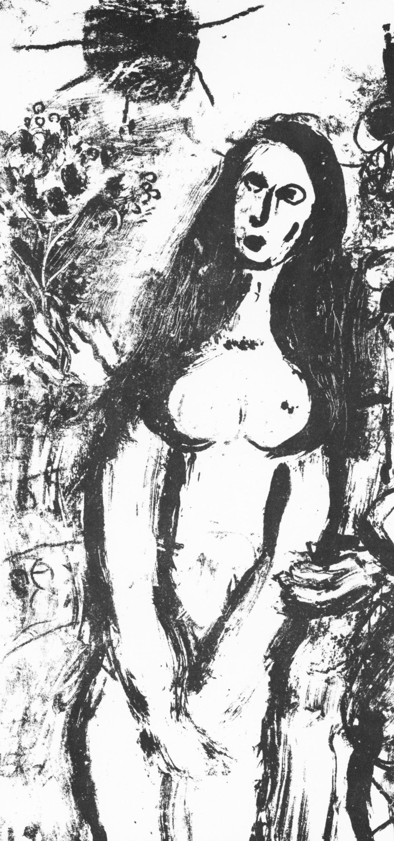 Le Clown Amoureux (Cramer 56; Mourlot 394), Las litografías de Chagall - Print Expresionista de Marc Chagall