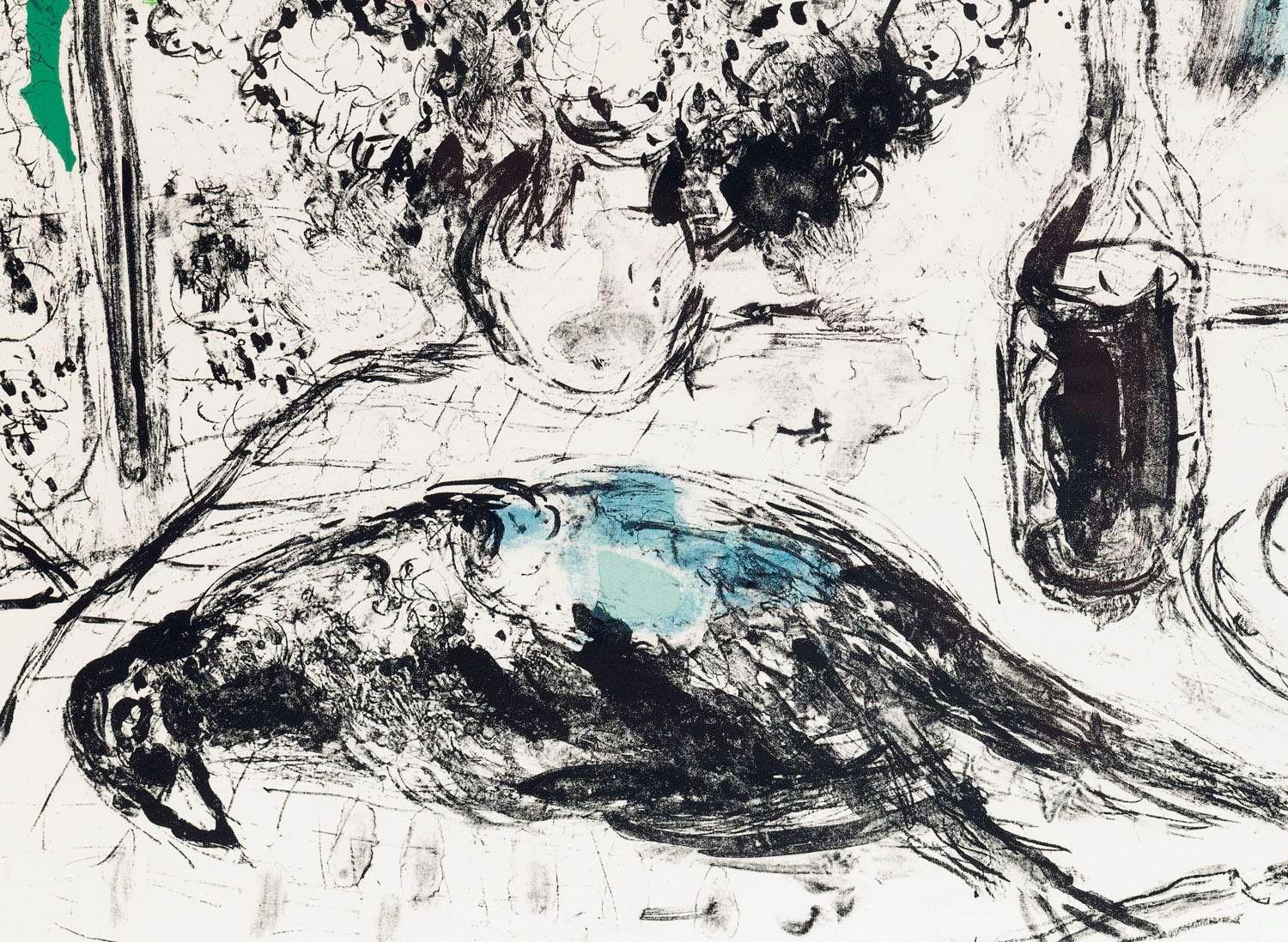 Le Faisan - Surrealist Print by Marc Chagall