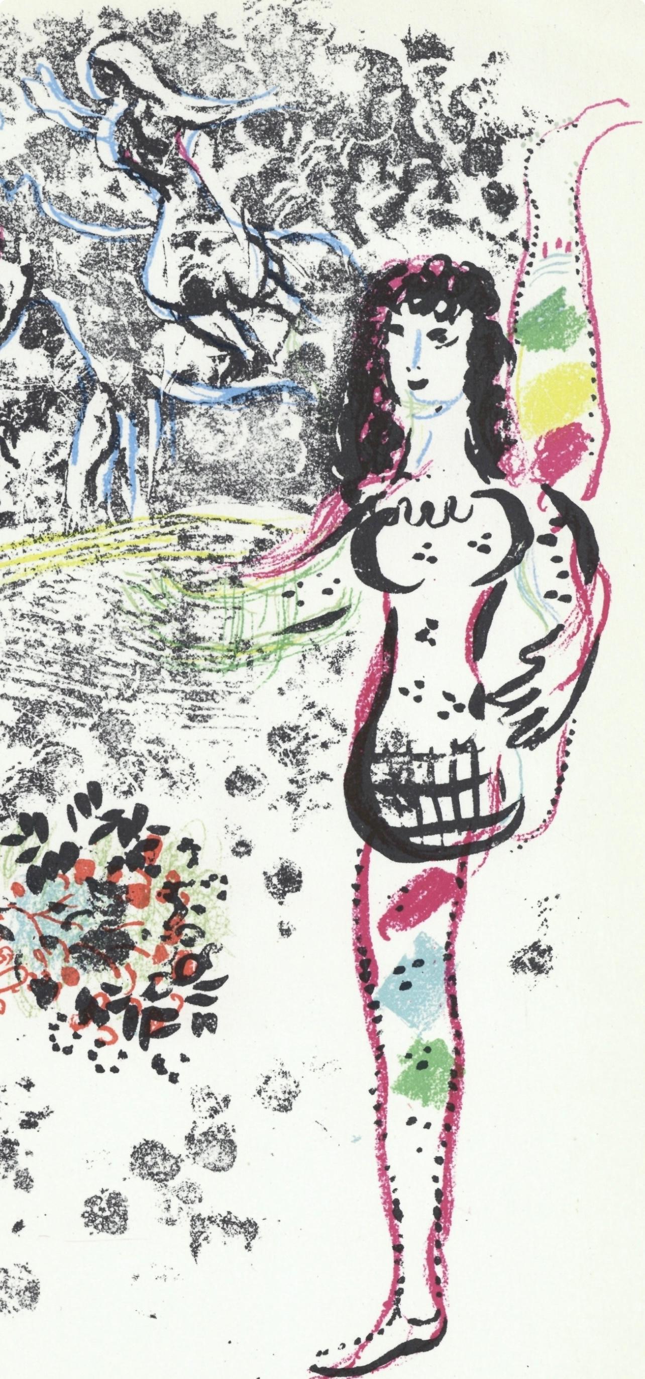 Le Jeu des Acrobates (Cramer 56; Mourlot 401), The Lithographs of Chagall - Print by Marc Chagall