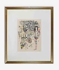 Le Jeu des Acrobates - Lithographie nach Marc Chagall - 1963