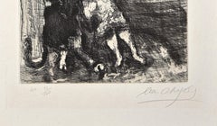 Le Lion Amoureux - Etching by Marc Chagall - 1952