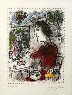 Le Peintre a la Veste Rouge (Il pittore con il gilet rosso)