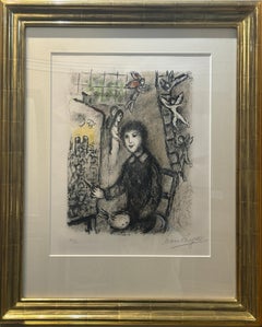 Le Peintre devant le Tableau