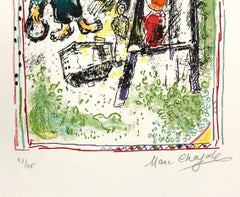 Le Peintre Devant Le Village I (Mourlot 603)