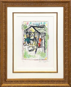 Le Peintre Devant Le Village I (Mourlot 603)