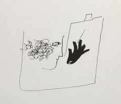 Le Peintre aus Derriere le Miroir Nr. 147, Moderne Lithographie von Marc Chagall