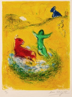 Le Piège à Loups, litografia originale, contemporanea, 1961, firmata