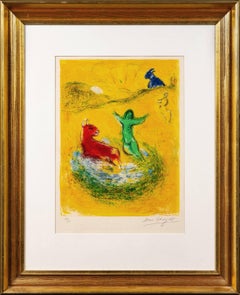 Le Piège à Loups, litografia originale, contemporanea, 1961, firmata