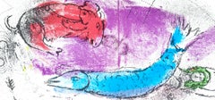 Le poisson bleu (Cramer 34; Mourlot 198), Chagall