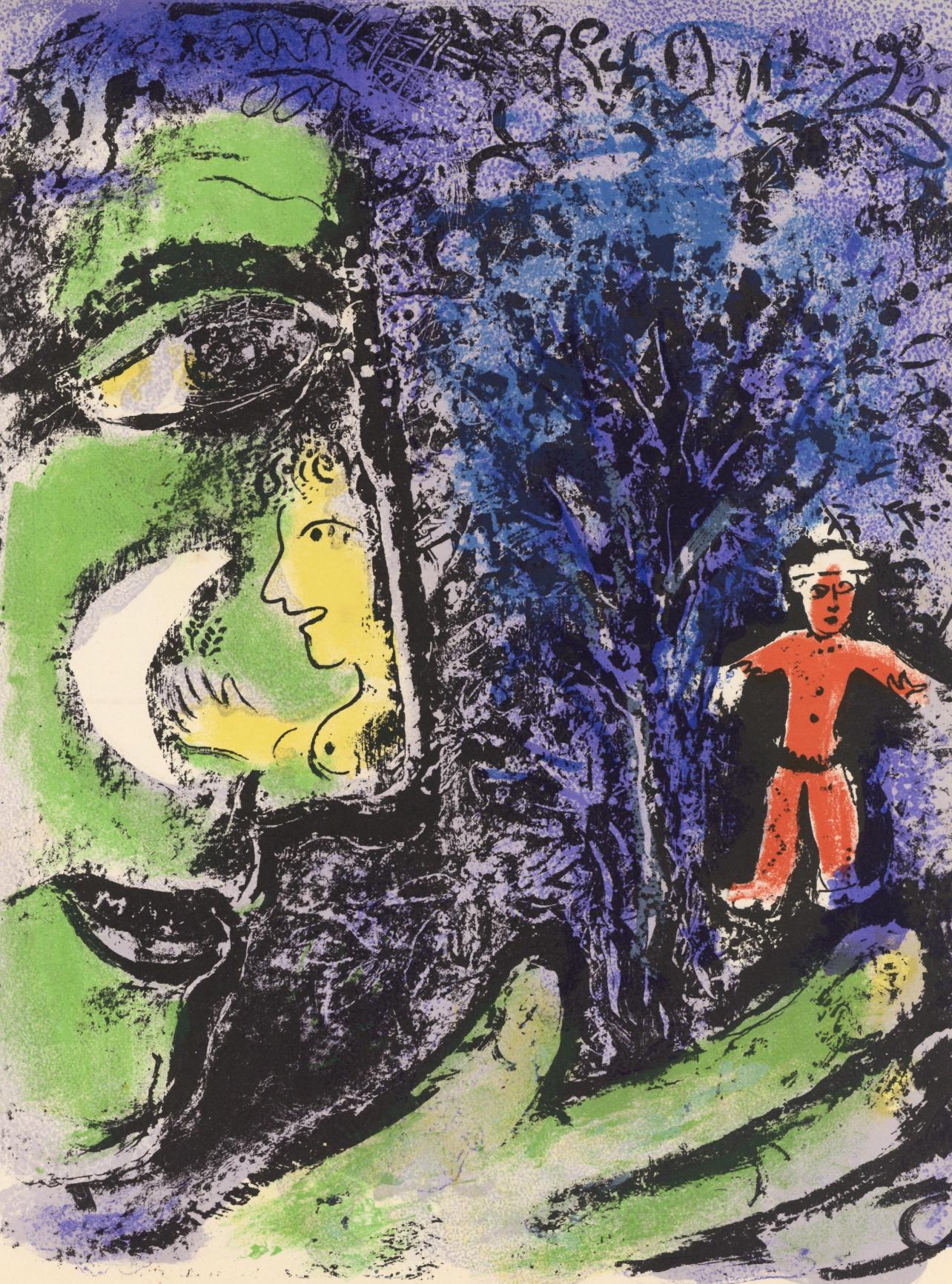 Le Profil et l'Enfant rouge (Cramer 43; Mourlot 284), Die Lithografien von Chagall