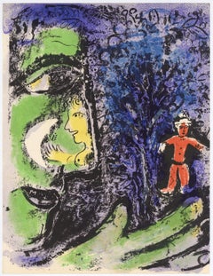 "Le Profil et l'enfant rouge" original lithograph
