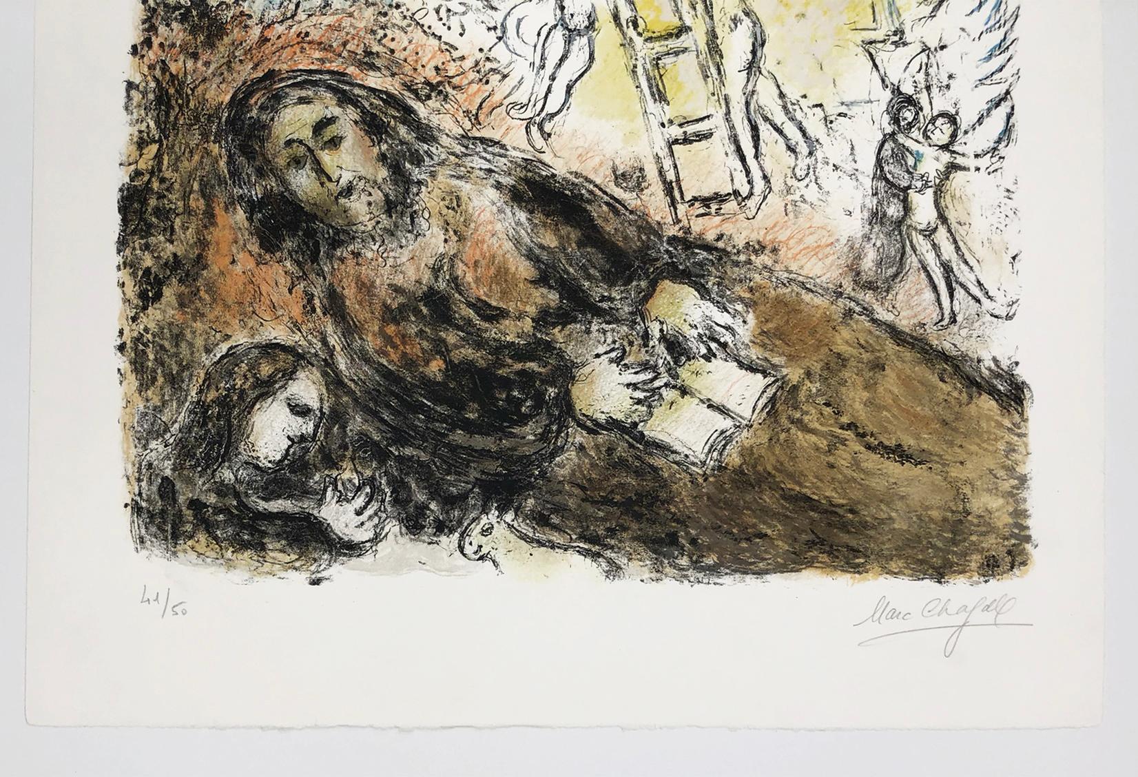 LE PROPHETE (MOURLOT 713) - Print by Marc Chagall