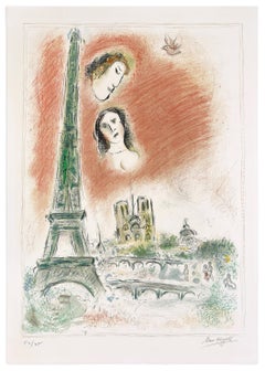 Le Reve de Paris (Mourlot 600), large hand signed lithograph