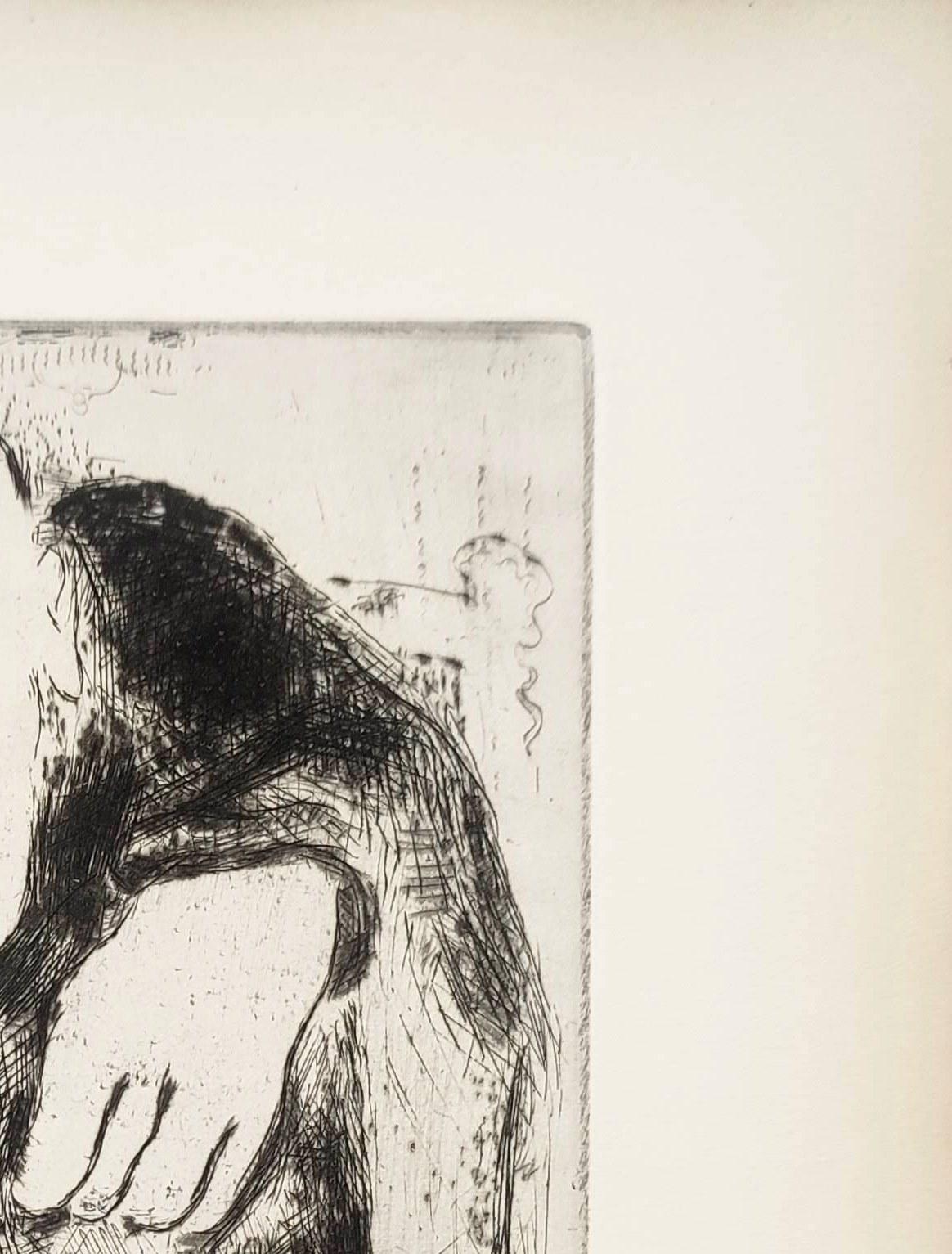 Le Sept Péchés Capitaux - Symbolist Print by Marc Chagall