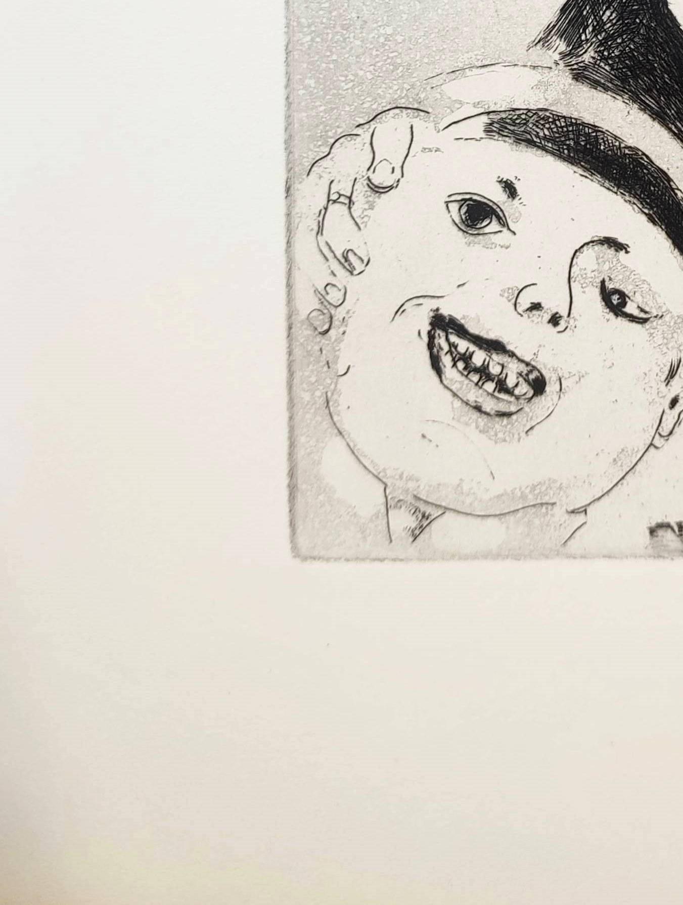 Le Sept Péchés Capitaux - Symbolist Print by Marc Chagall