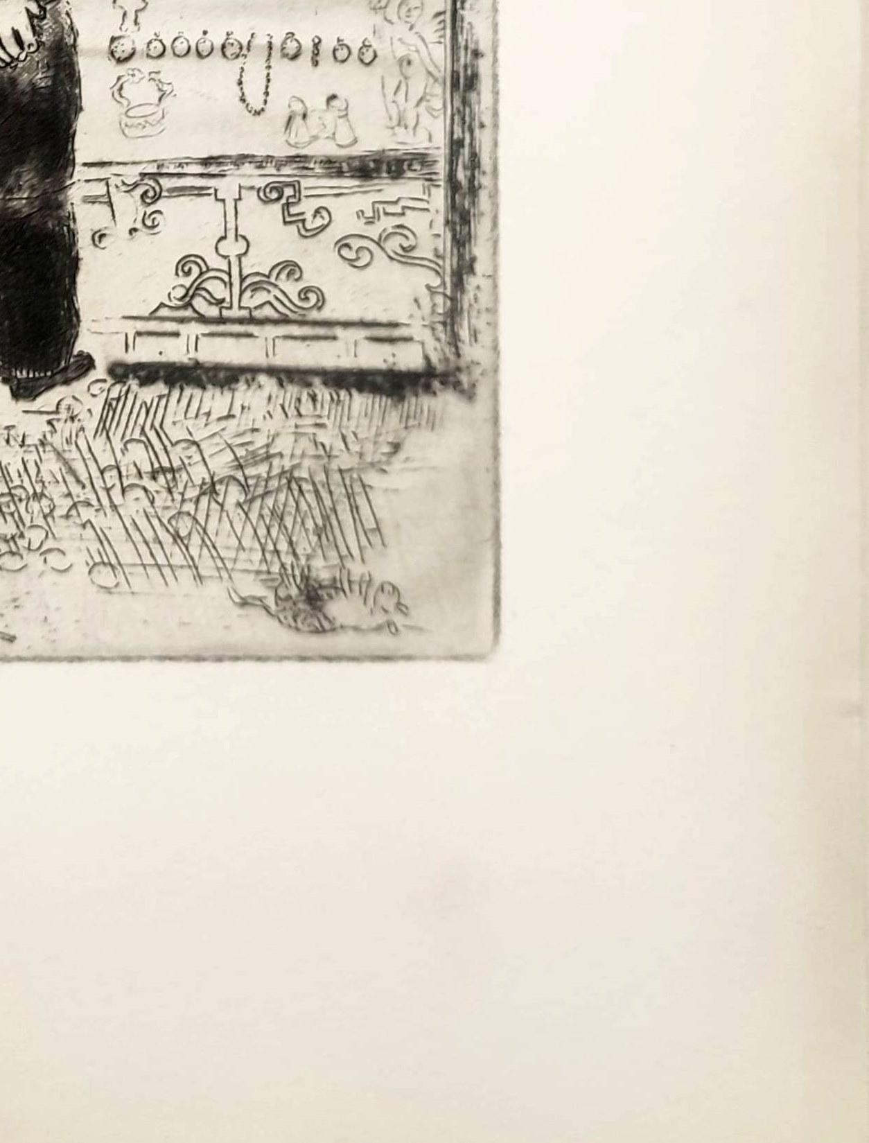 Le Sept Péchés Capitaux - Symbolist Print by Marc Chagall