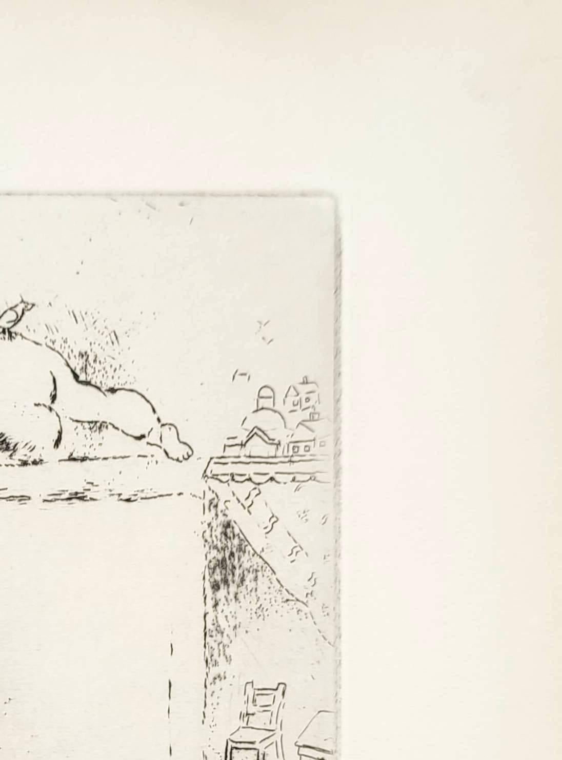 Le Sept Péchés Capitaux - Symbolist Print by Marc Chagall