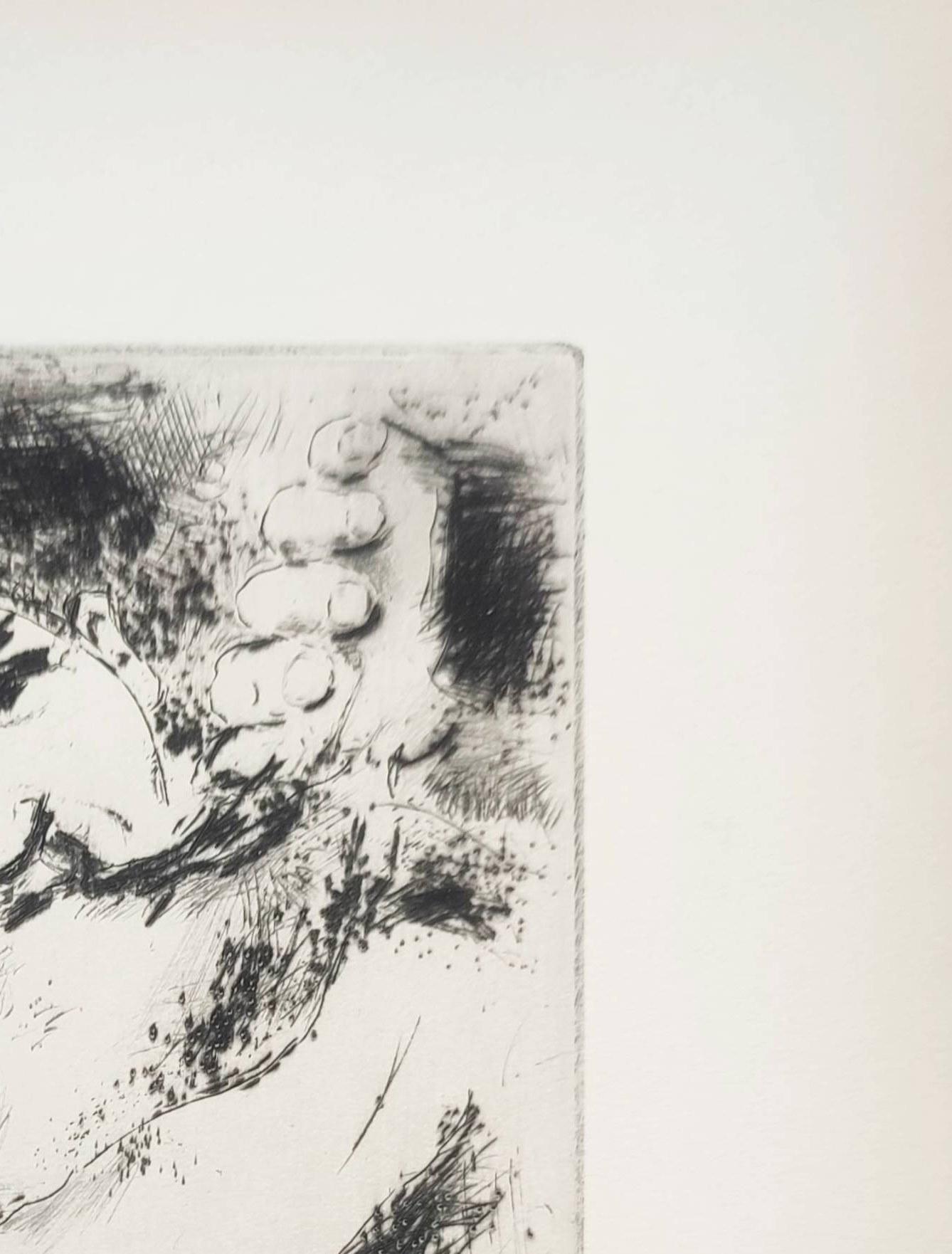 Le Sept Péchés Capitaux - Beige Print by Marc Chagall
