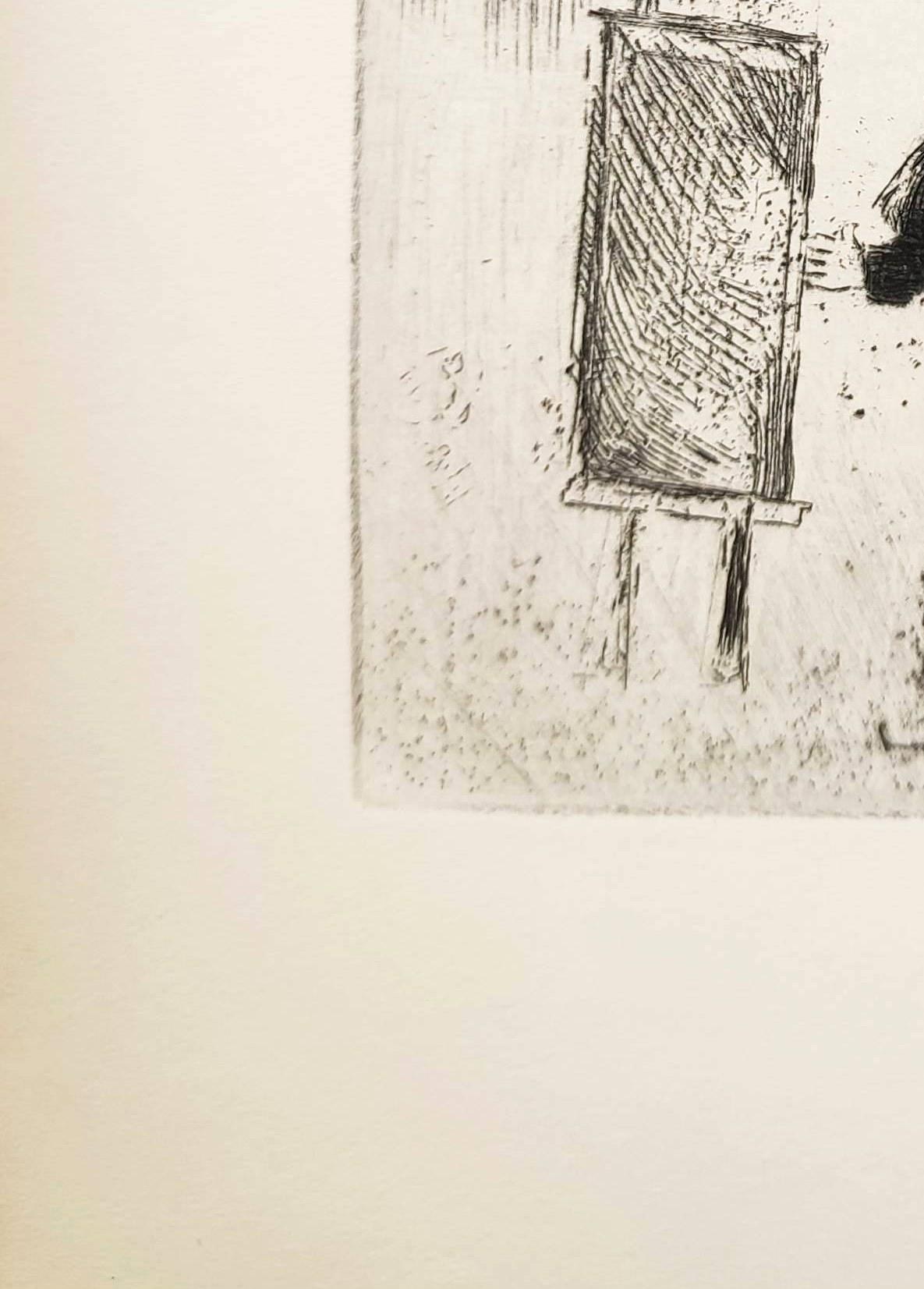 Marc Chagall (1887-1985) - Le Sept Péchés Capitaux

Etching from 1925.

Edition of 300 proofs.

Dimensions of work: 25 x 19.5 cm.

Publisher: Tériade, Paris.

Reference: Kornfeld 47.

The work is in Excellent condition.

