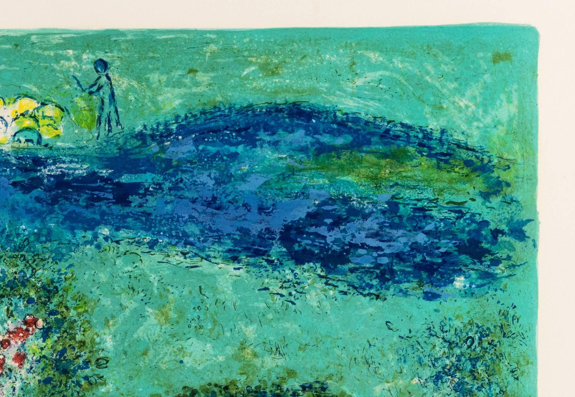 Le Verger (The Orchard) - Symbolisme Print par Marc Chagall