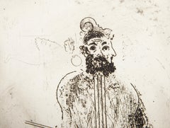 Le Violoniste, Etching by Marc Chagall