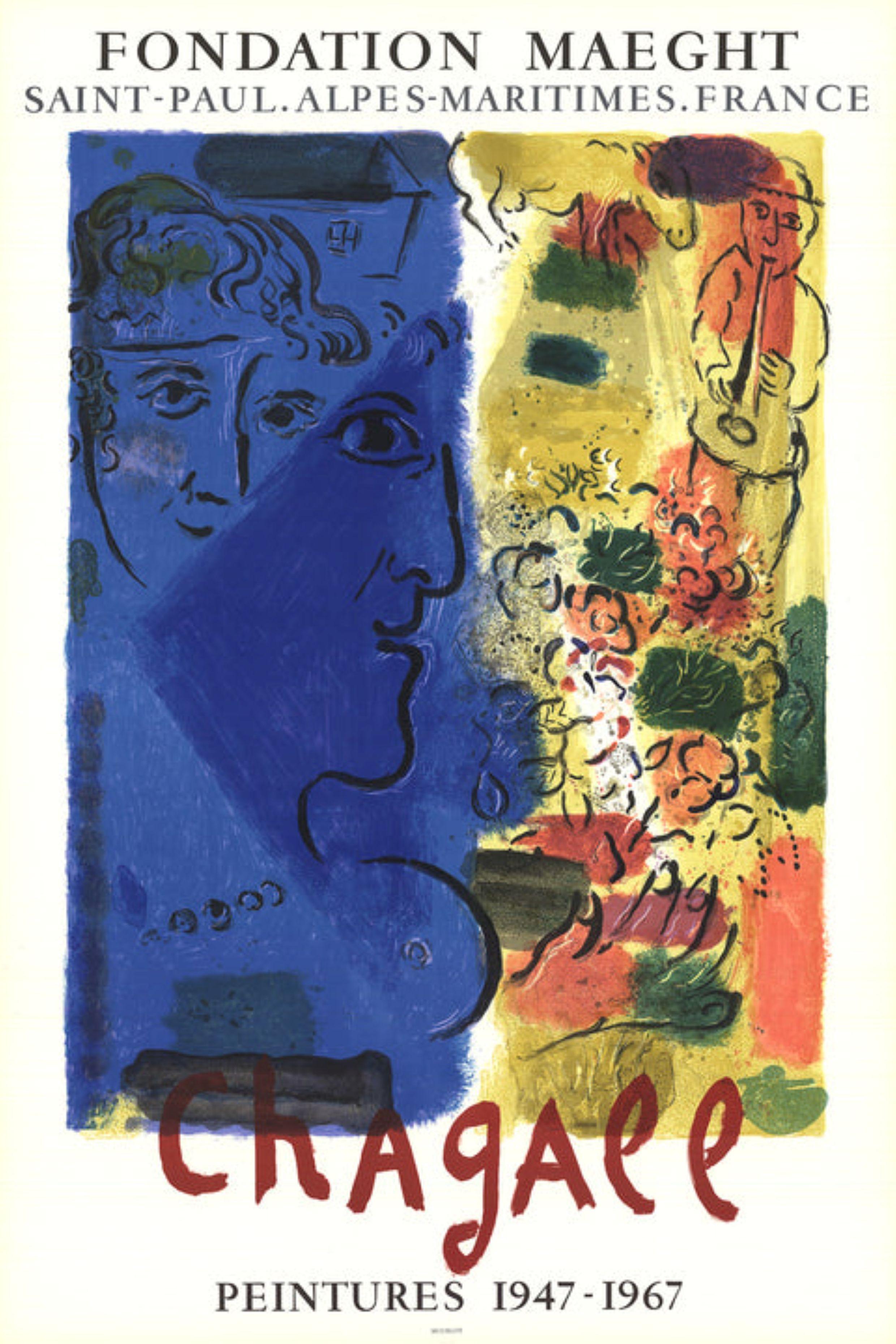 Le Visage Bleu

By Marc Chagall

1967

Medium: Lithograph

Paper Size: 34 x 22.5 inches ( 86 x 57 cm )

Image Size: 26 x 19 inches ( 66 x 48 cm )

Edition Size: Unknown