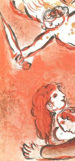 Marc Chagall, The Face of Israel, from Drawings for the Bible, 1956