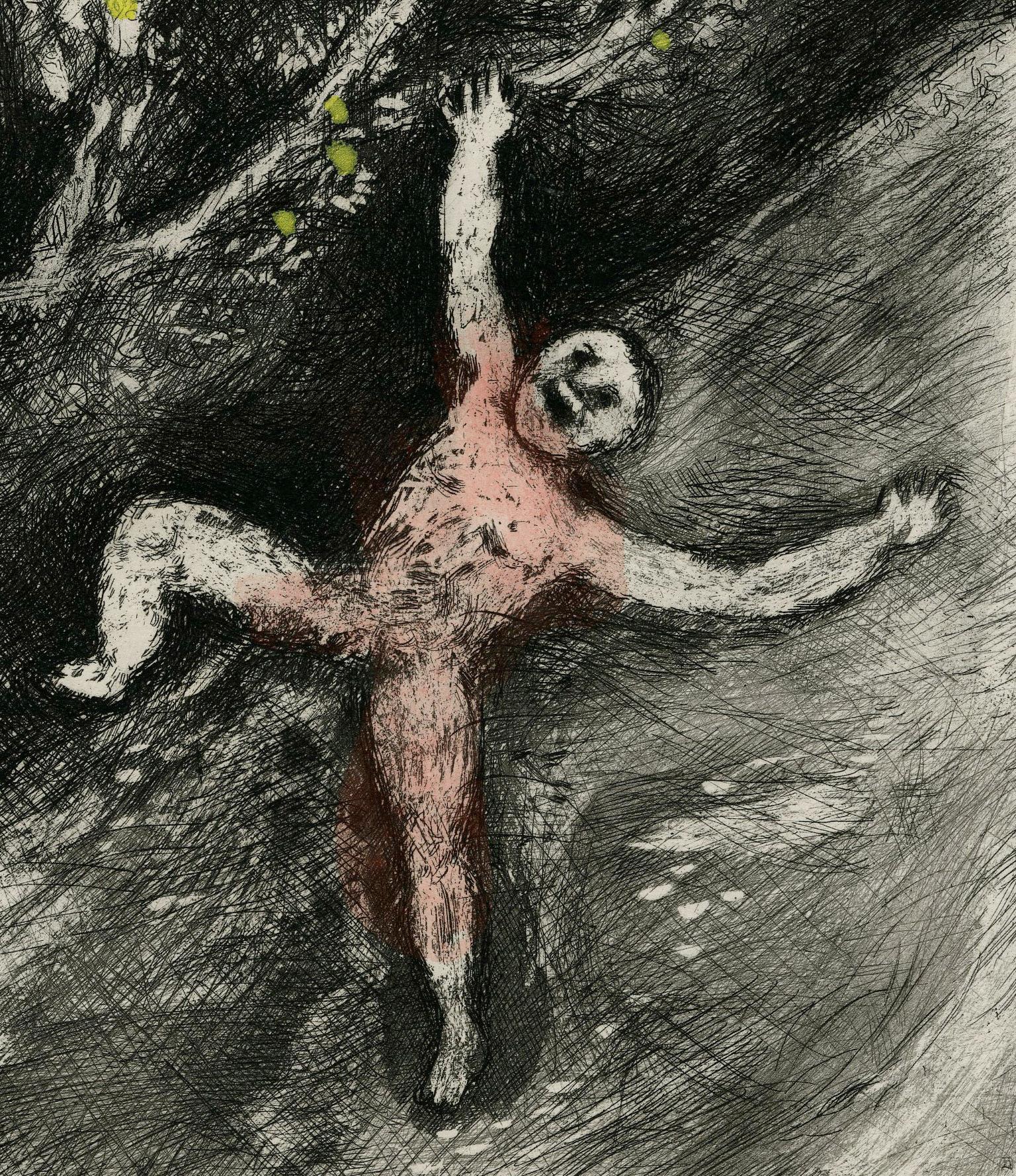 L'Enfant Et Le Maître Décole (Das Kind und der Schullehrer) – Print von Marc Chagall