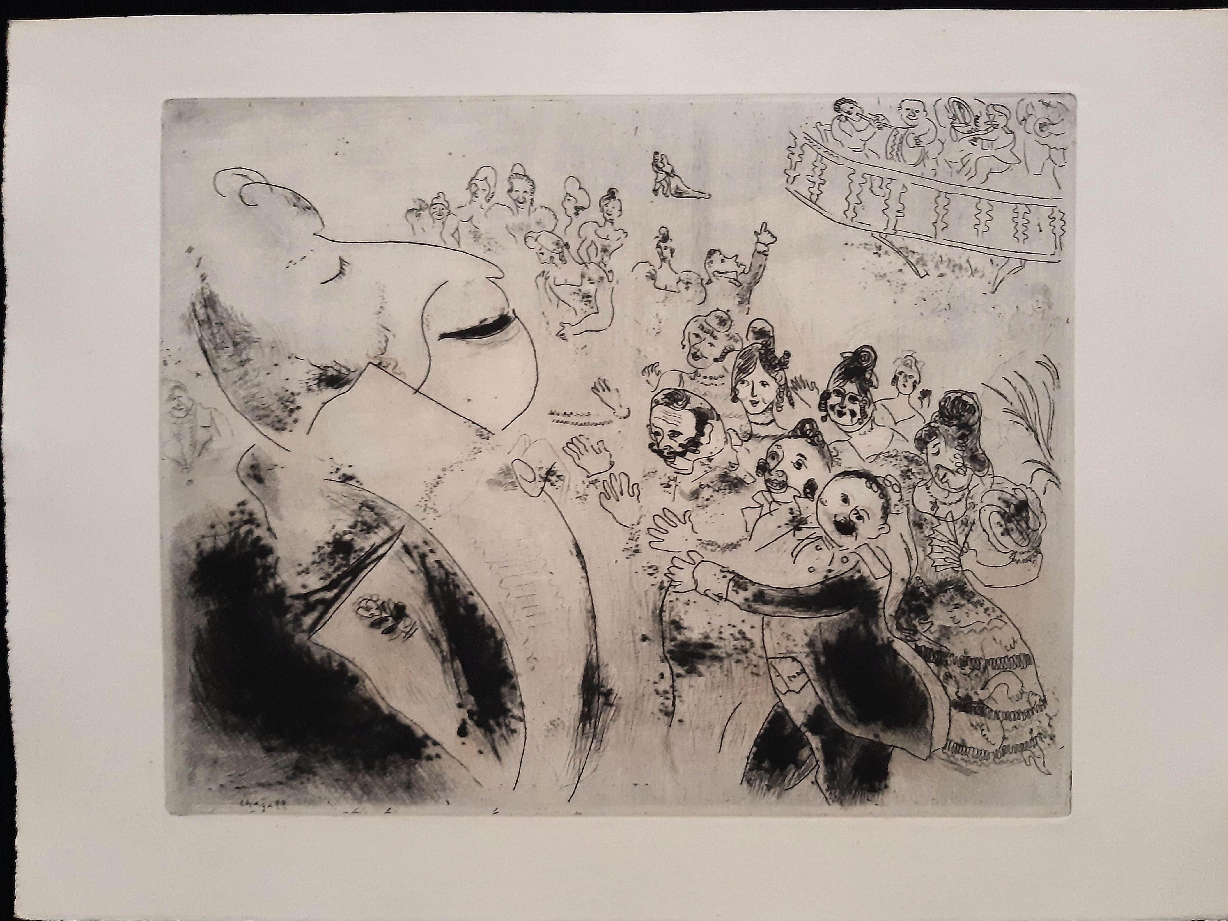 Les Ames Mortes by N. Gogol - Complete Suite by Marc Chagall - 1948  For Sale 9
