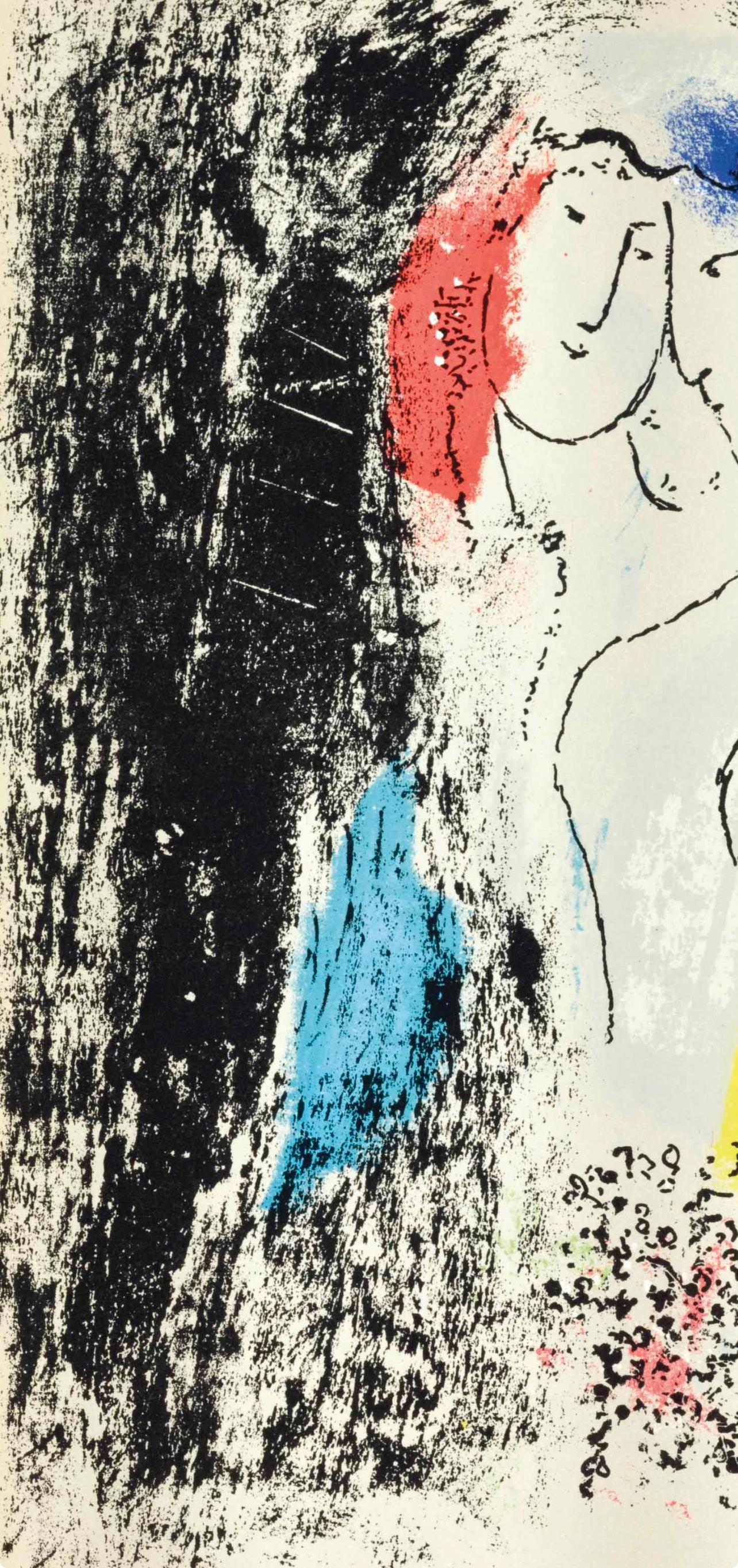 Les Amoureux au gris (Cramer 34; Mourlot 194), Chagall - Print Espressionista di Marc Chagall