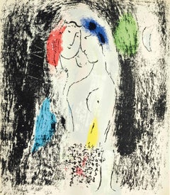 Les Amoureux au gris (Cramer 34; Mourlot 194), Chagall