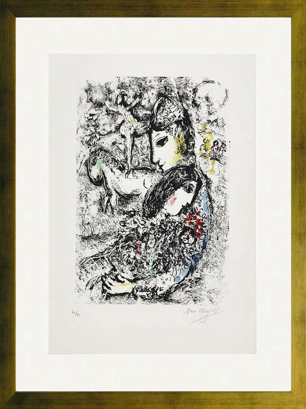 Figurative Print Marc Chagall - LES ENCHANTEURS (MOURLOT 569)