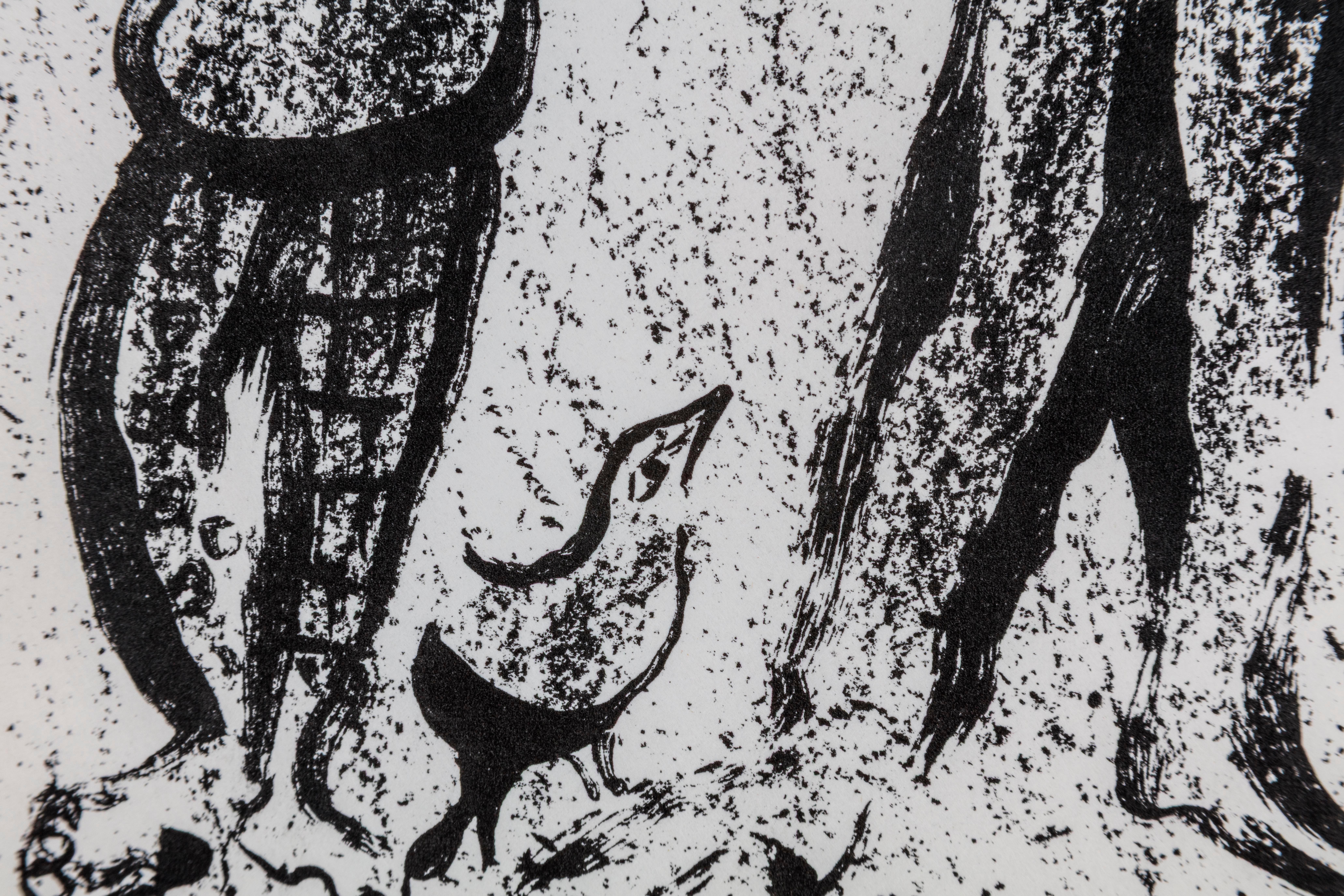 26.50 x 23.25 in

No. 395 in the Catalogue Raisonne of Chagall's lithographs 

This lithograph came from 