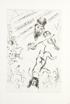 Lettre a Marc Chagall II, Etching by Marc Chagall
