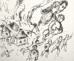 Lettre a Marc Chagall IV, Etching by Marc Chagall