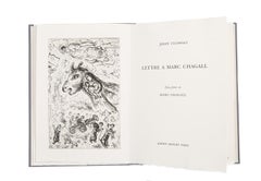 Lettre à Marc Chagall, con cinco grabados del artista