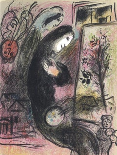 Vintage L’Inspirée (Cramer 56; Mourlot 398), The Lithographs of Chagall