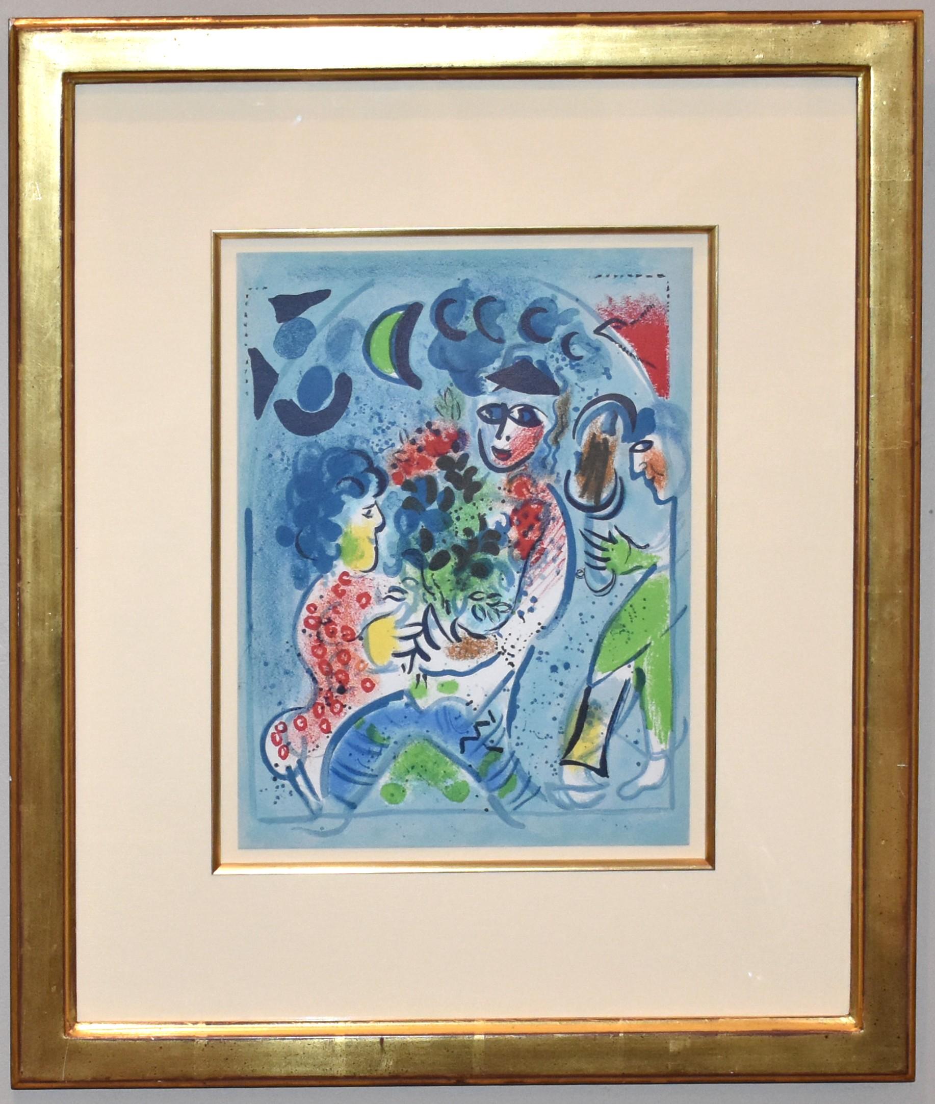 Marc Chagall Portrait Print - Lithograph from Chagall Lithographe Vol III